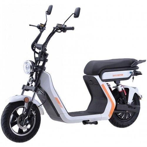 Elektrinis motoroleris E-Baldur 1.0 A 2000W, 2 x 20AH Baltas
