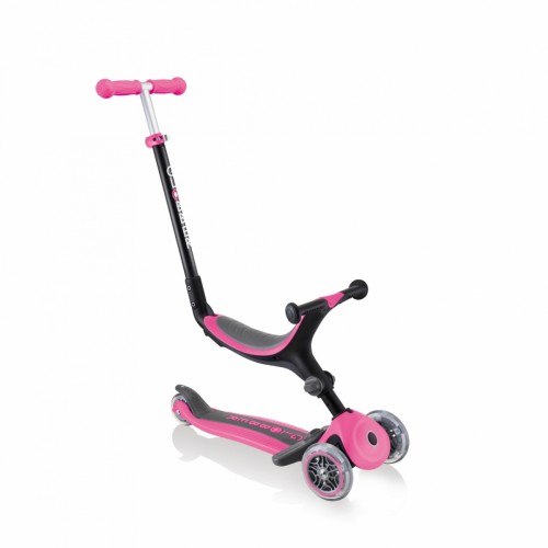 Paspirtukas GLOBBER Go Up Foldable Plus rožinis