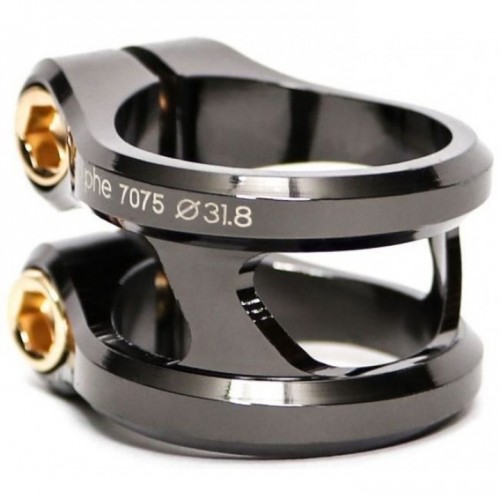 Užveržėjas Ethic Sylphe Double Clamp 31.8 Black Chrome